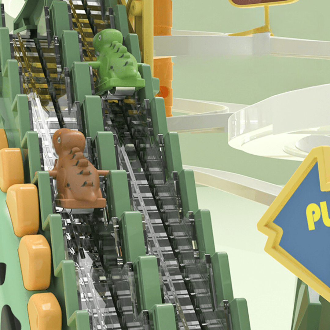 Trampolino a tema dinosauro – per un divertimento attivo