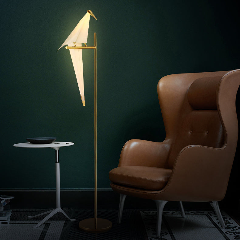 Lampada da Tavolo Origami Birdy – Luce Ambientale Calda e Design Moderno delle Ali