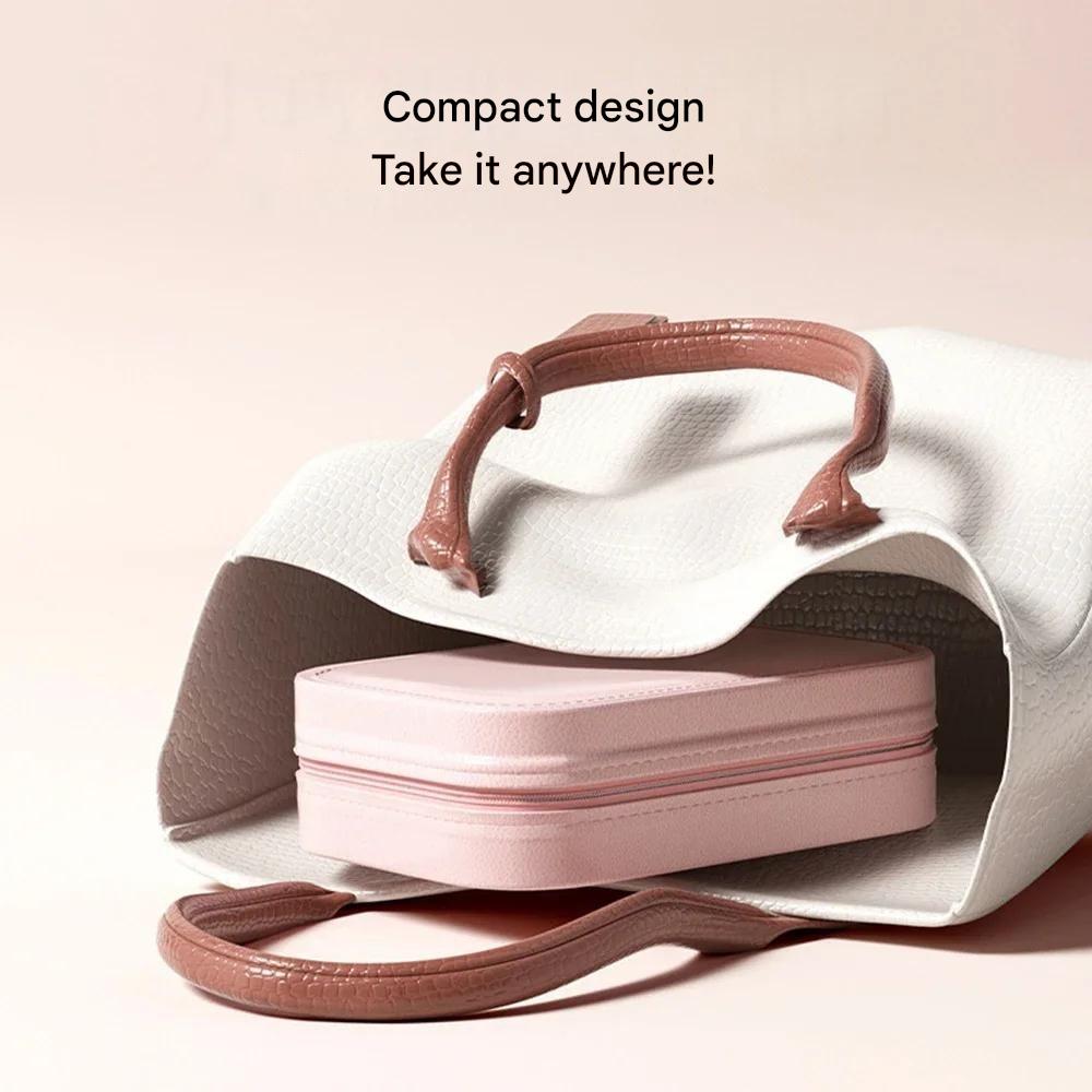 Organizzatore di Trucco Illuminato Compatto per On-the-Go - Liora