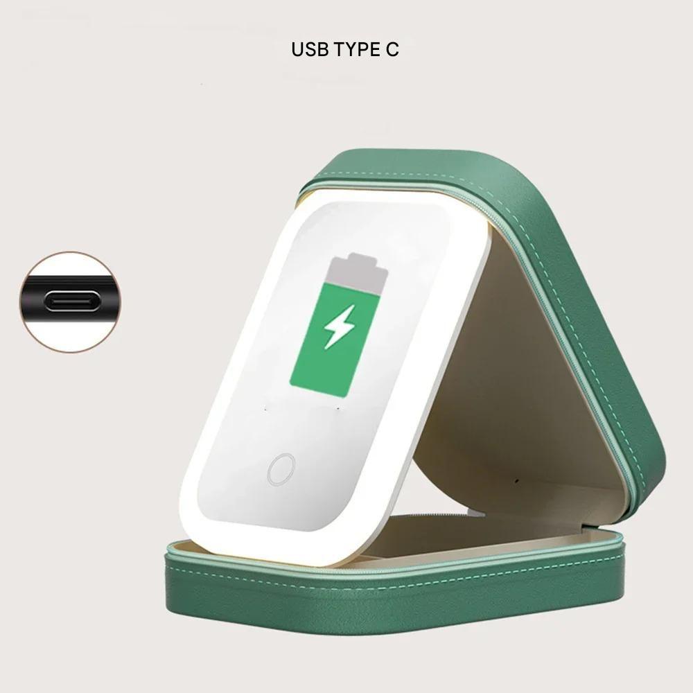 Organizzatore di Trucco Illuminato Compatto per On-the-Go - Liora