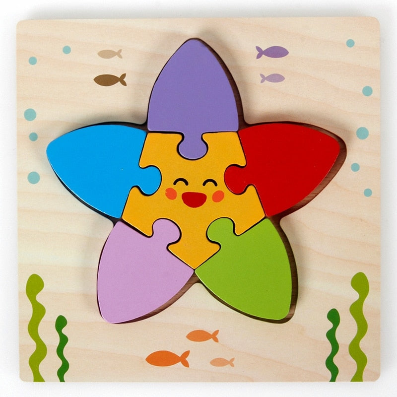 Puzzle Montessori in Legno – ColourJoy (Acquista 1 e ricevi 1 gratis)