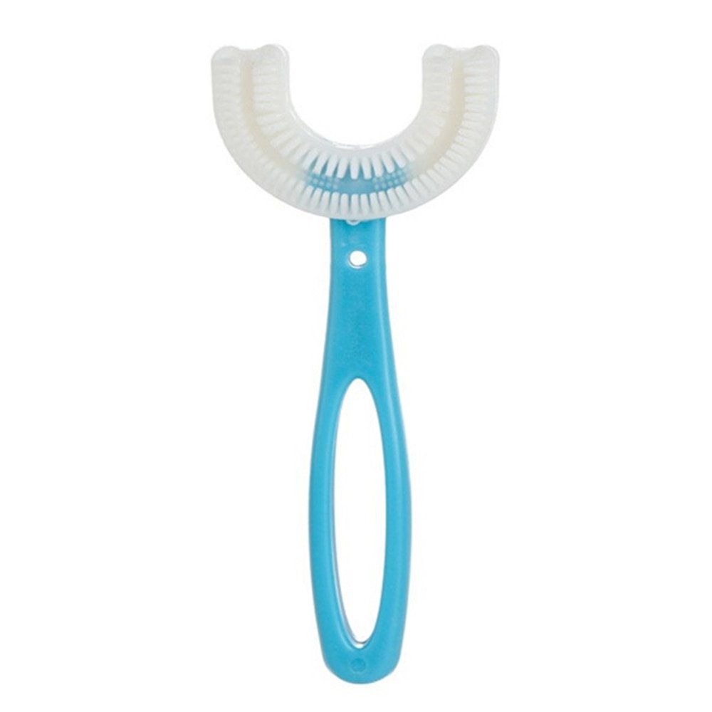 Spazzolino da denti per bambini a forma di U – Pulizia delicata a 360° per tutte le età