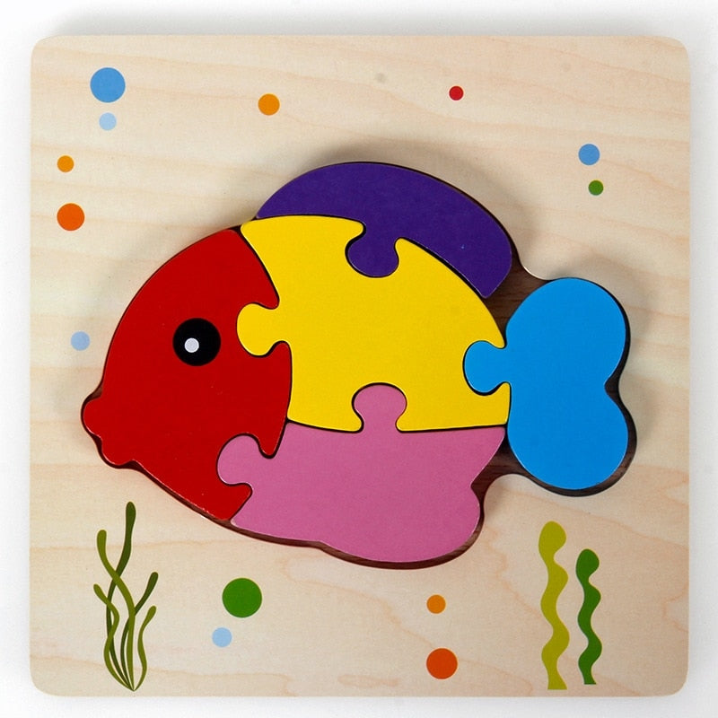 Puzzle Montessori in Legno – ColourJoy (Acquista 1 e ricevi 1 gratis)