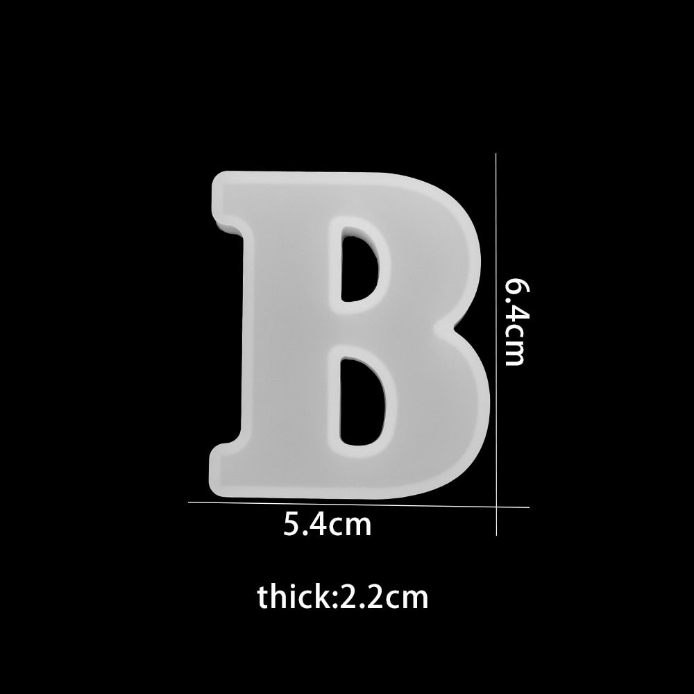 Stampo in Silicone 3D per Colare Lettere di Cioccolato – Divertimento in Cucina (Compra 1 e Prendi 1 Gratis)