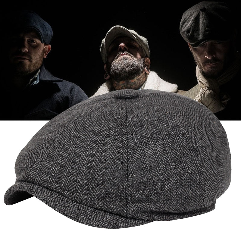 Cappello Newsboy in Stile Vintage Classico – Arthur