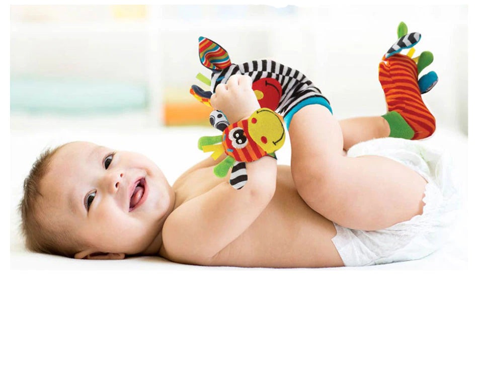 Set di Sonagli Sensoriali per Bambini con Gioco per Mani e Piedi – WobbleFun (Compra 1, Prendi 1 Gratis)