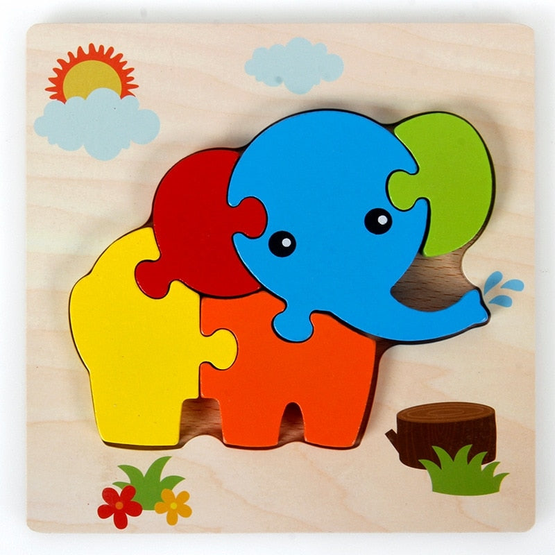 Puzzle Montessori in Legno – ColourJoy (Acquista 1 e ricevi 1 gratis)