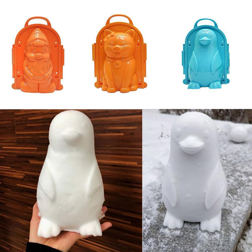 Stampo per Sculture di Neve per Bambini – Crea i Tuoi Animali e Figure – Acquista 1 e Ricevi 1 Gratis