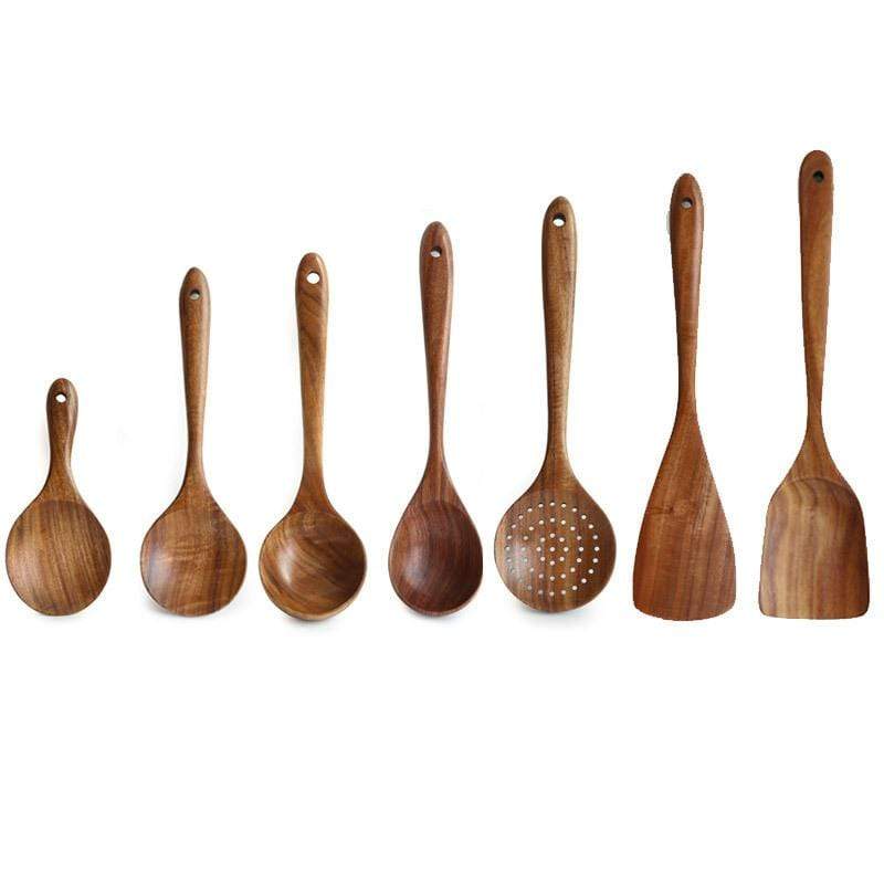 Utensili da Cucina in Legno Naturale - RustiCook