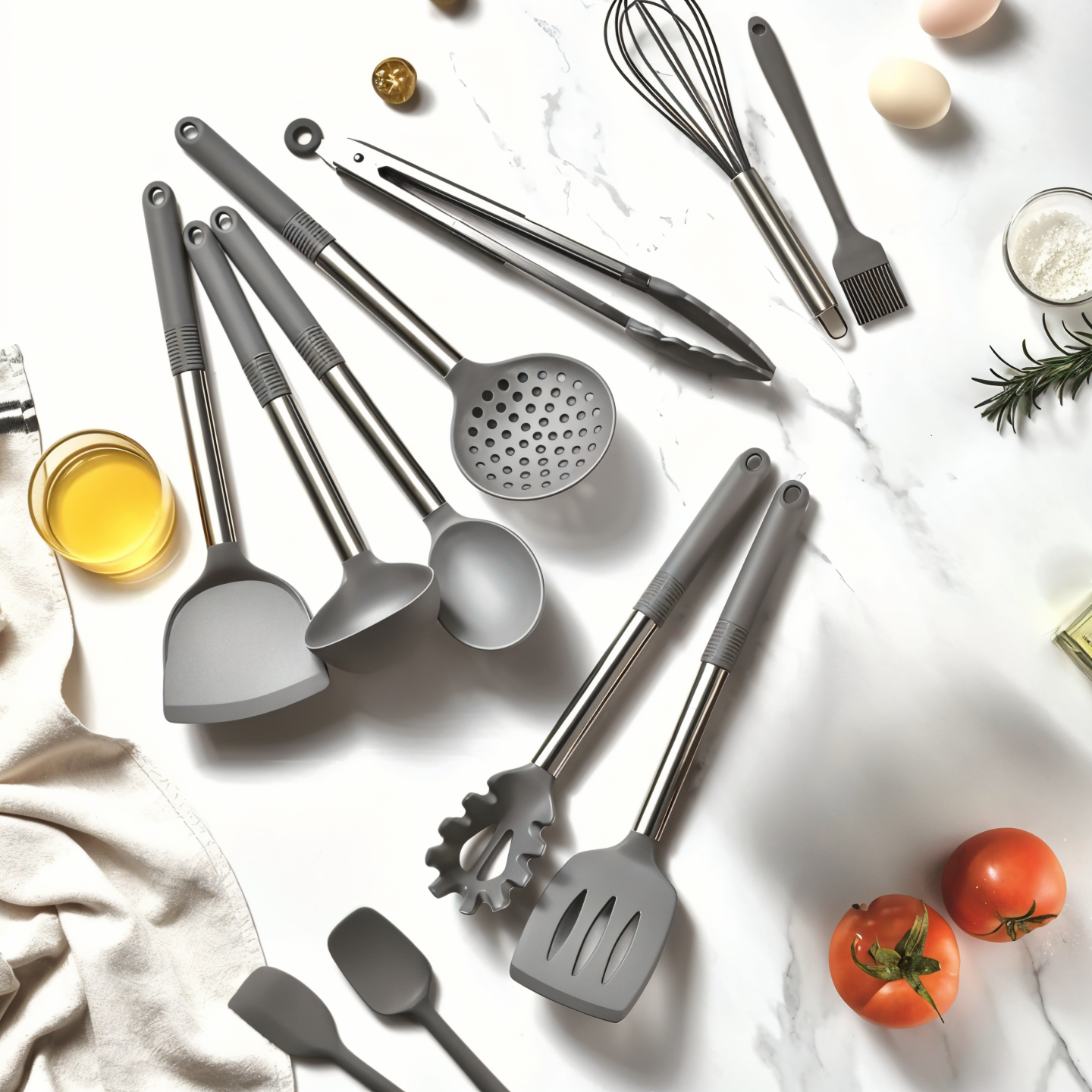 Set di Utensili da Cucina in Silicone da 12 Pezzi – Culinara Pro