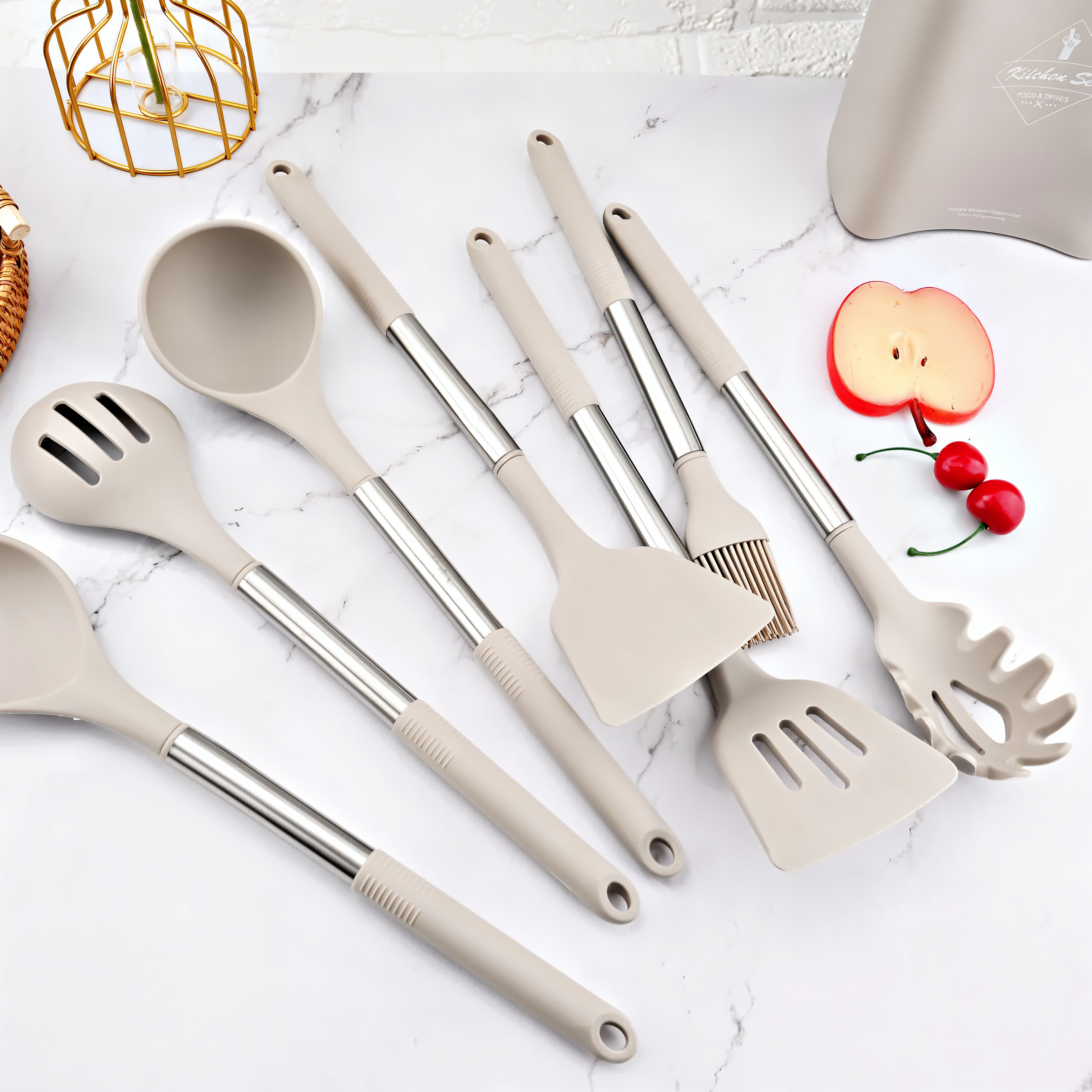 Set di Utensili da Cucina in Silicone da 12 Pezzi – Culinara Pro