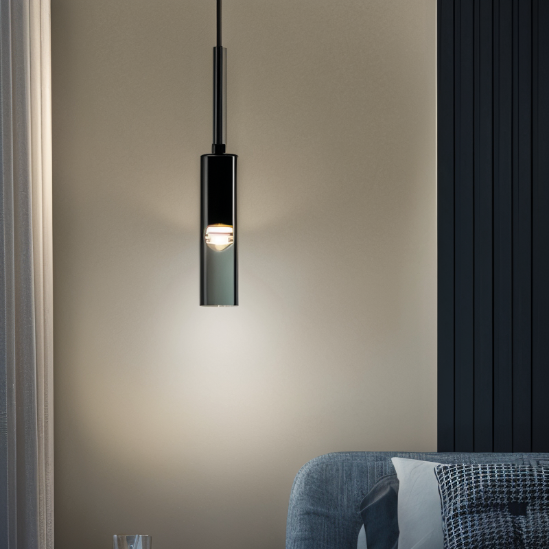Minimal Wall Light with Smoke Glass – Orvane