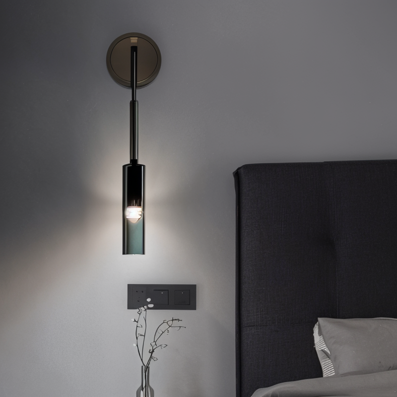 Minimal Wall Light with Smoke Glass – Orvane