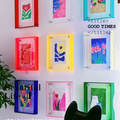 VividAcryl – Cornici fotografiche in acrilico neon in stile anni '80