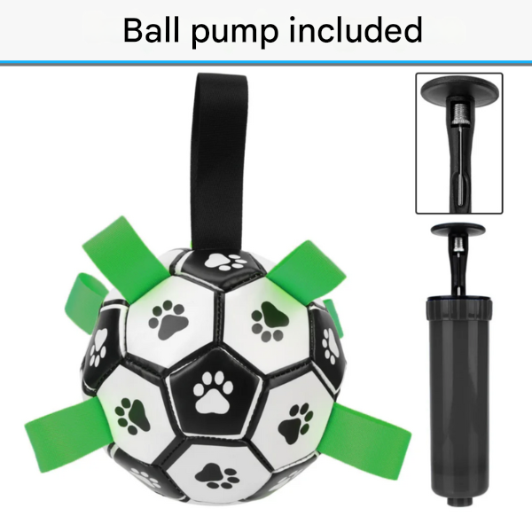 Palla per Sport Cani Sostenibile con Manici – TugBounce