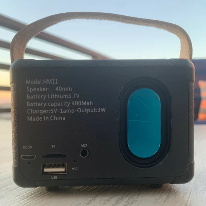 Sonique Classic Bluetooth Speaker | Altoparlante wireless premium a 2.0 canali con audio ricco e design retrò