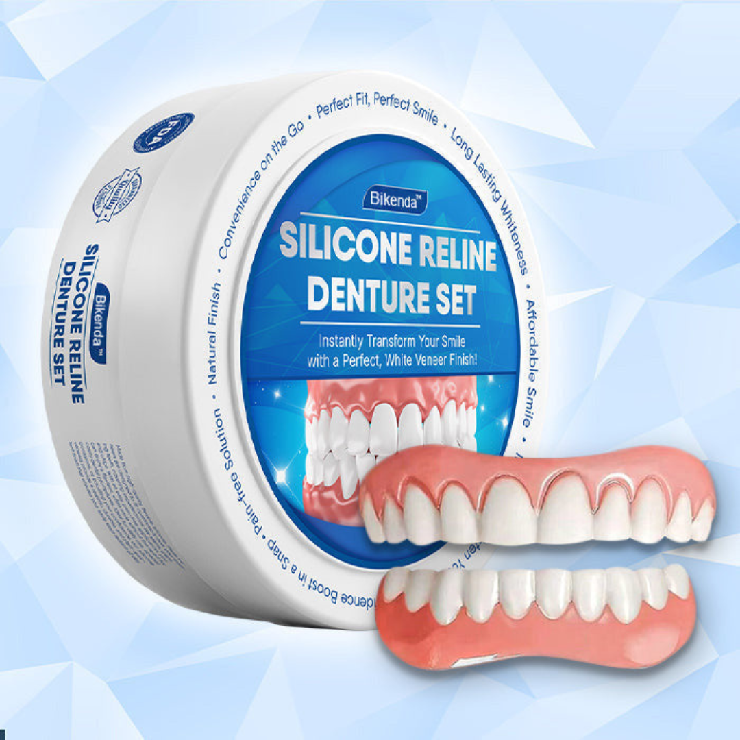 FitSure Sistema di Reline per Denti Falsi in Silicone | Fitting per dentiere facile da usare per un comfort duraturo