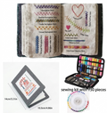 Ricamo | Ensemble de livres étape par étape avec 106 points | Exercices sur pages de lin | StitchLibrary