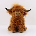 Highlands Cuddly Cow | Soft and Cozy Plush | Brown/White