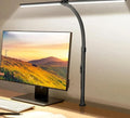 LumaDesk - Lampe de table à LED réglable avec deux têtes et éclairage efficace