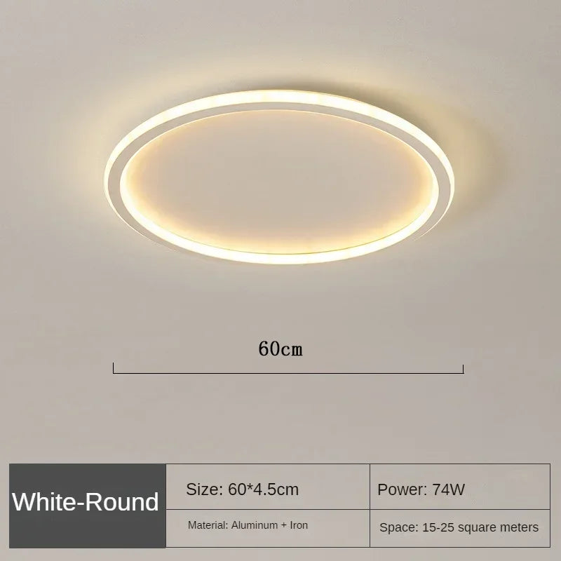 Lampada da soffitto LED scandinava – Moderna, dimmerabile e stilosa per soggiorno, sala da pranzo e corridoio