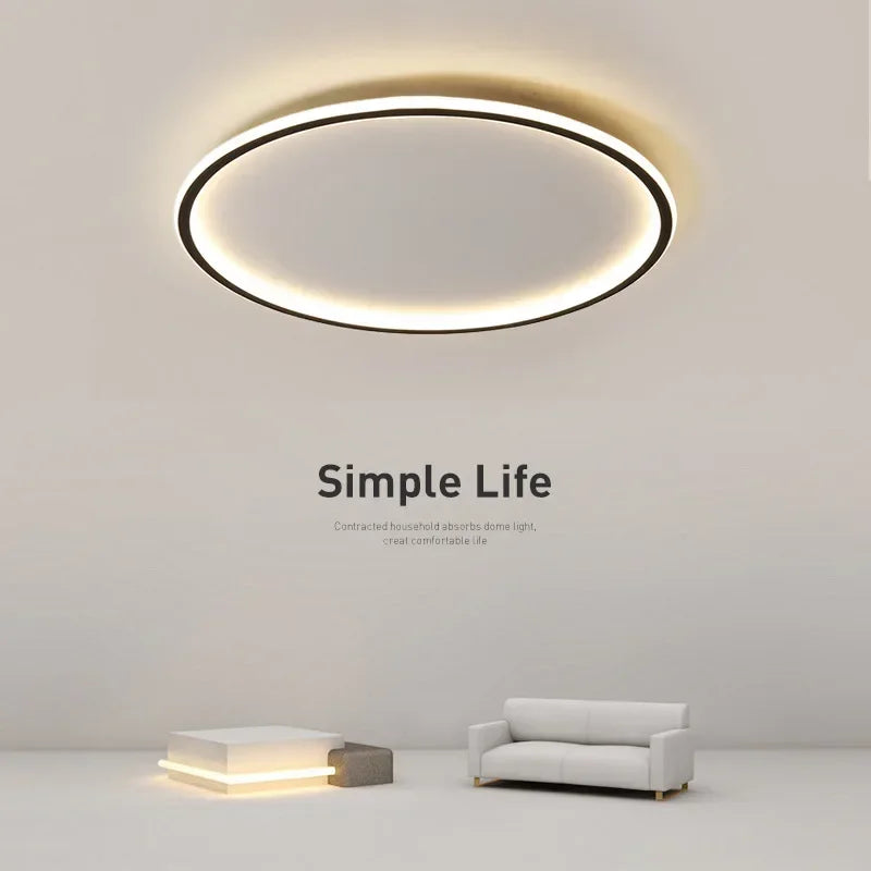 Lampada da soffitto LED scandinava – Moderna, dimmerabile e stilosa per soggiorno, sala da pranzo e corridoio