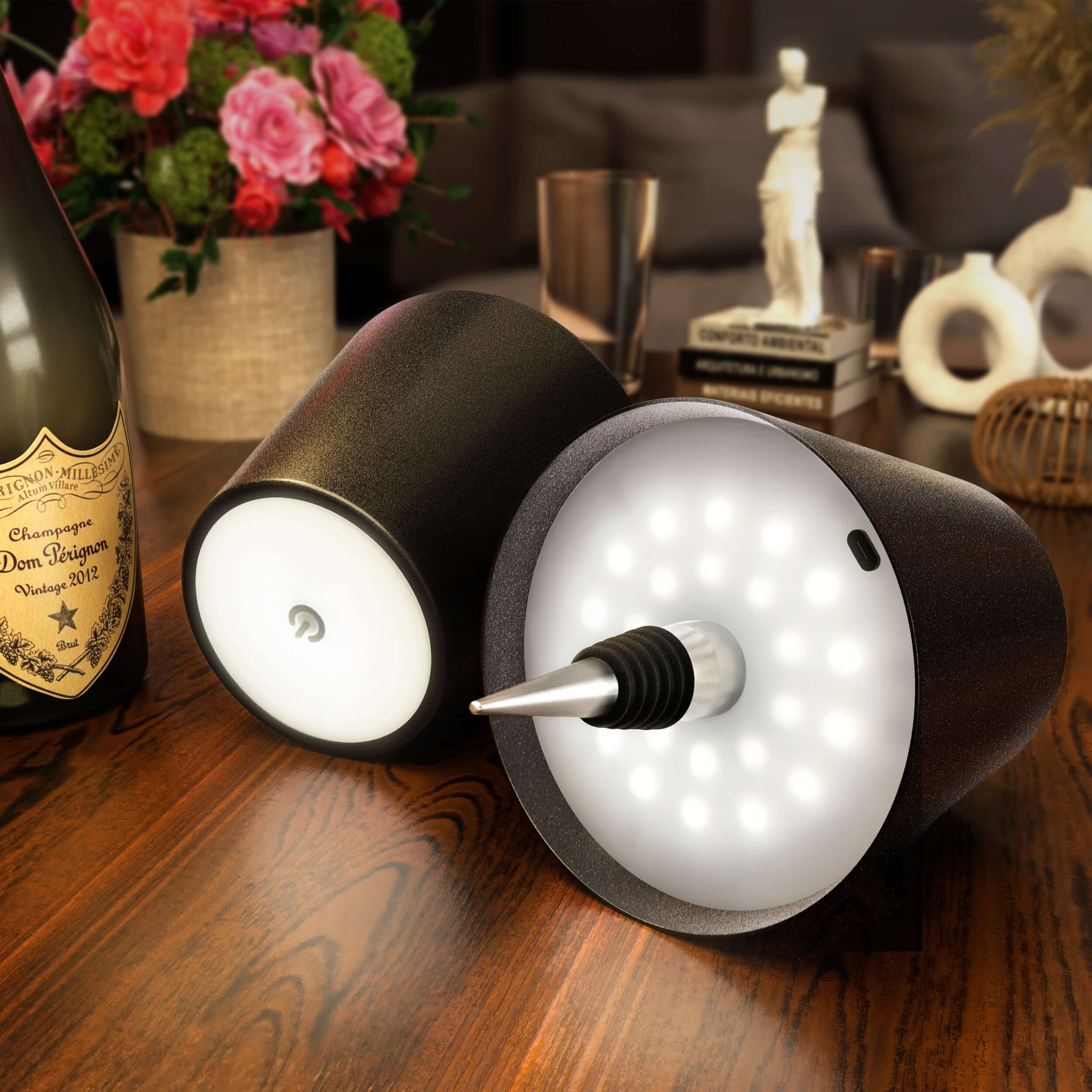 Lampada a LED Ricaricabile per Bottiglie – LumoBottle