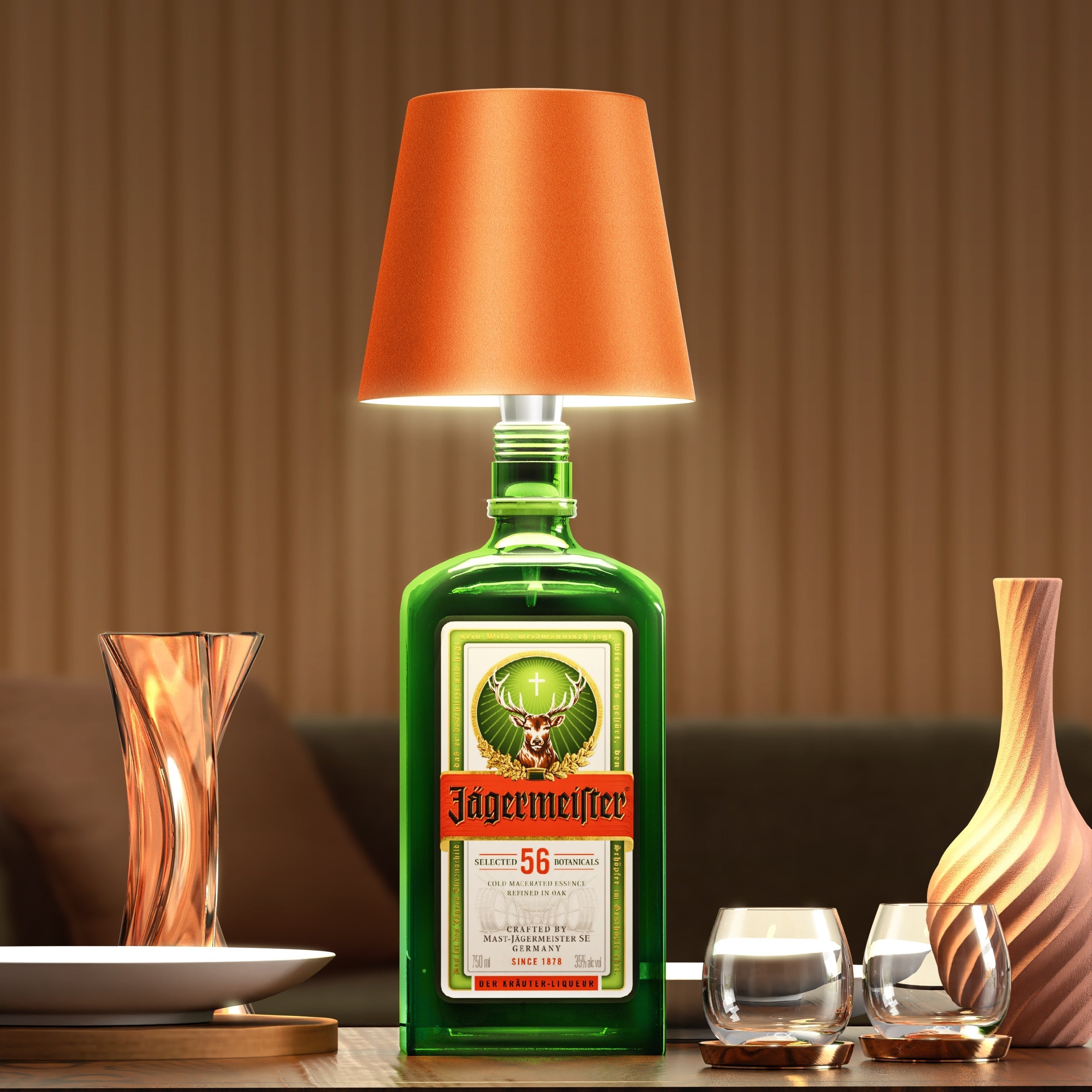 PrestigeBeam BottleLamp | Illuminazione LED Versatile per Bottiglie – Eco-Friendly e Portatile