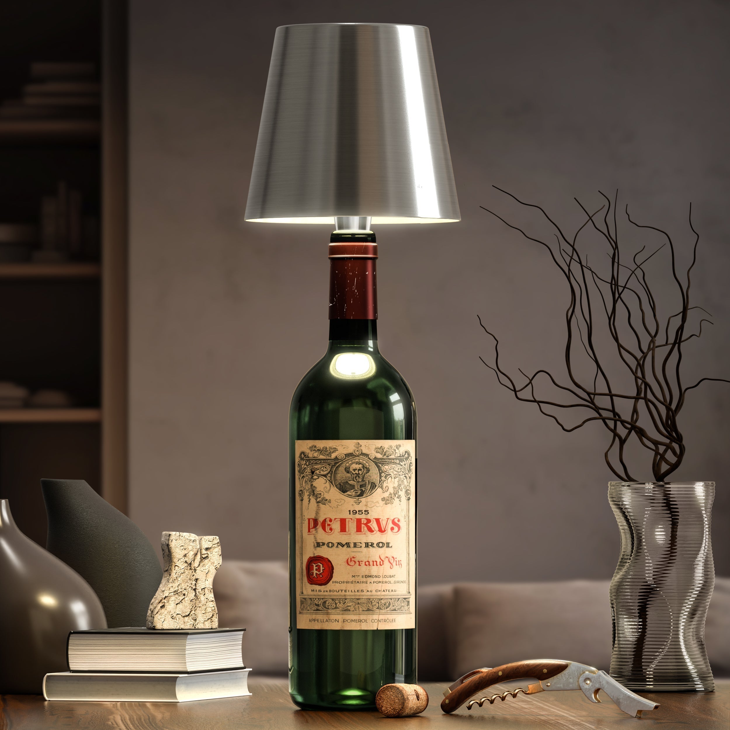 PrestigeBeam BottleLamp | Illuminazione LED Versatile per Bottiglie – Eco-Friendly e Portatile