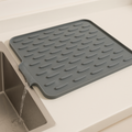 Heat-Resistant Silicone Drying Mat | Quick-Dry, Non-Slip, and Space-Saving Kitchen Organizer