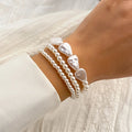 Bracciale Elegante a Strati con Perle