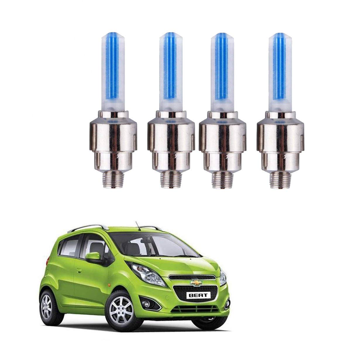 Set di 4 Tappi Valvola Illuminati – GlowRims