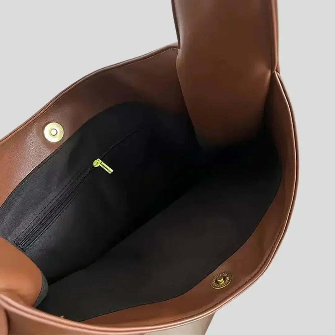 Borsa a Spalla in Pelle Vegetale per Donne - Noor