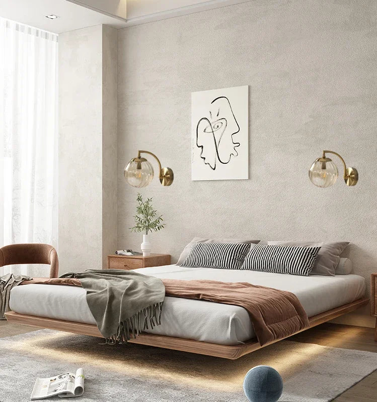 Luce da Parete in Vetro Moderno di Lusso – CrystalGlow