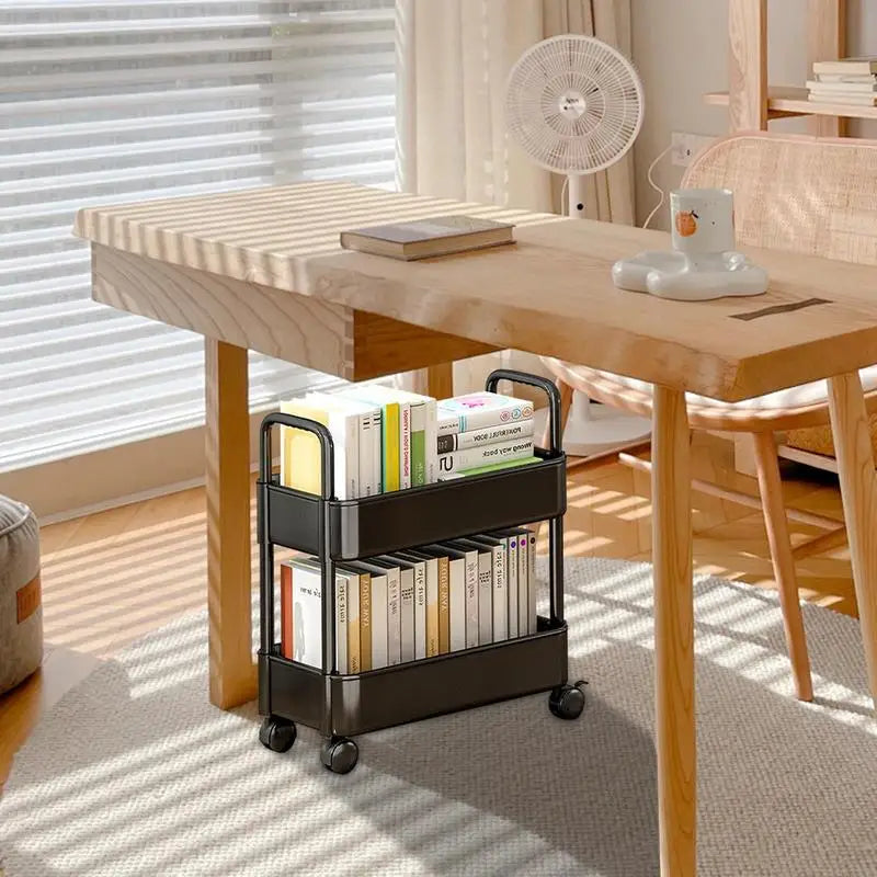 Carrello Libreria Mobile con Ruote - Rollit