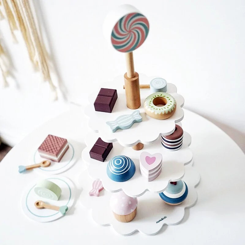 Set di Giocattoli in Legno Creativo per il Gioco di Ruolo e Divertimento Educativo dei Bambini