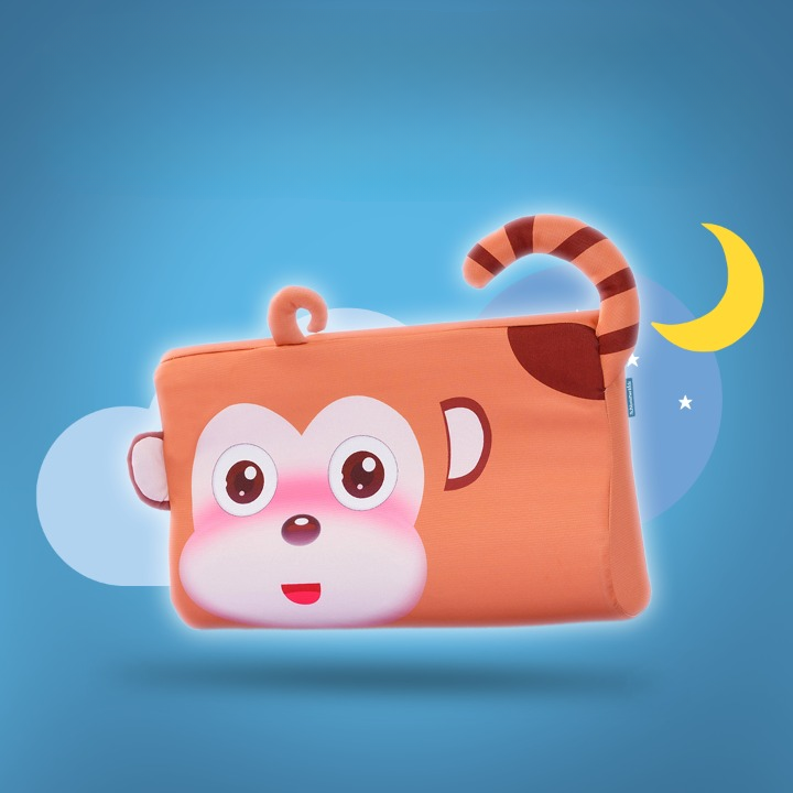 Cuscino per il Collo dei Bambini con Supporto Ergonomico – Selezione di Motivi Animali