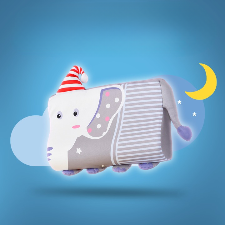 Cuscino per il Collo dei Bambini con Supporto Ergonomico – Selezione di Motivi Animali