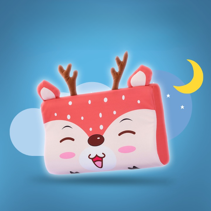 Cuscino per il Collo dei Bambini con Supporto Ergonomico – Selezione di Motivi Animali