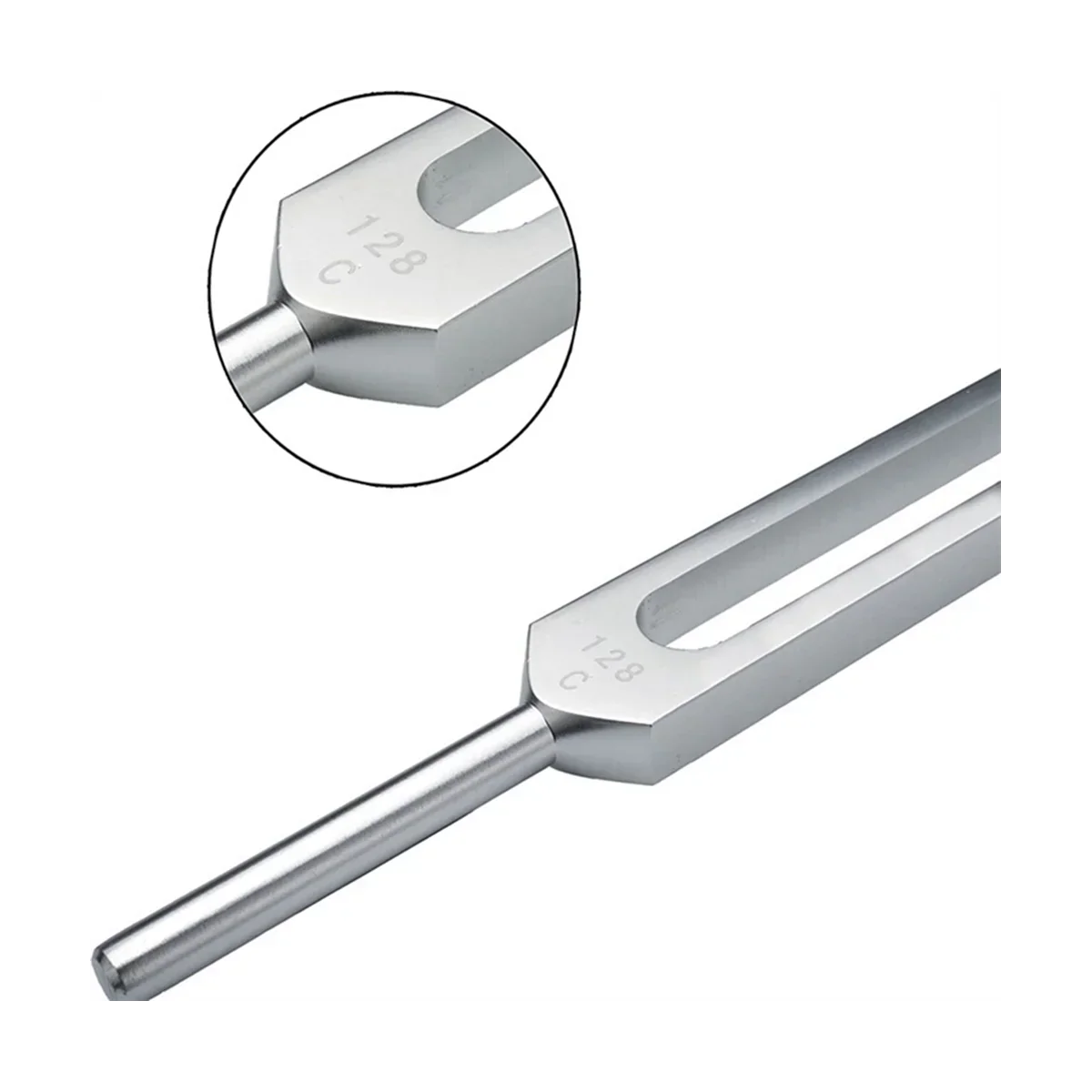 AuraVibe Forchetta di Guarigione di Precisione | Forchetta di accordo a 128 Hz per un'autoguarigione e benessere migliorati