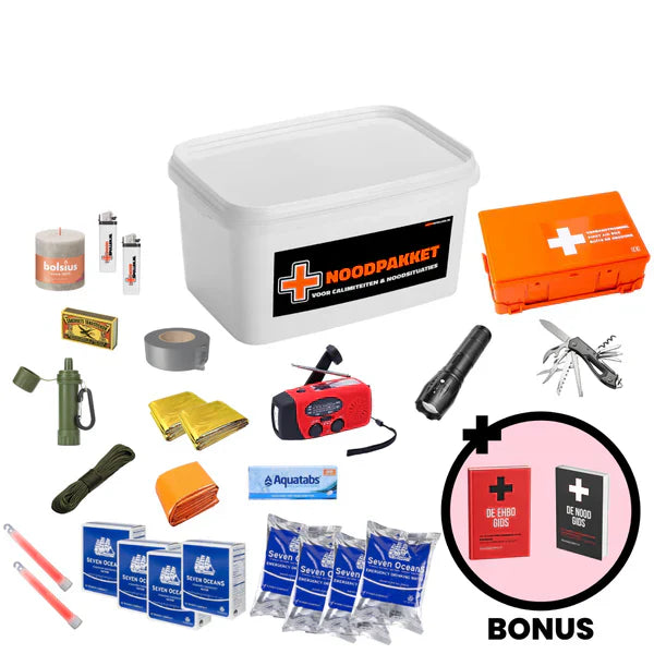 Kit di Emergenza Premium in Secchio di Plastica (12.8L) - SafeBucket