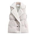 Margarete | Gilet matelassé à col châle