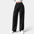 Mechthild | Pantalon Marlene à plis et taille haute