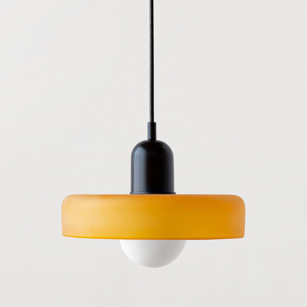 ColorLoop Pendant – Lampada Pendente Artistica in Stile Bauhaus con Luce Calda