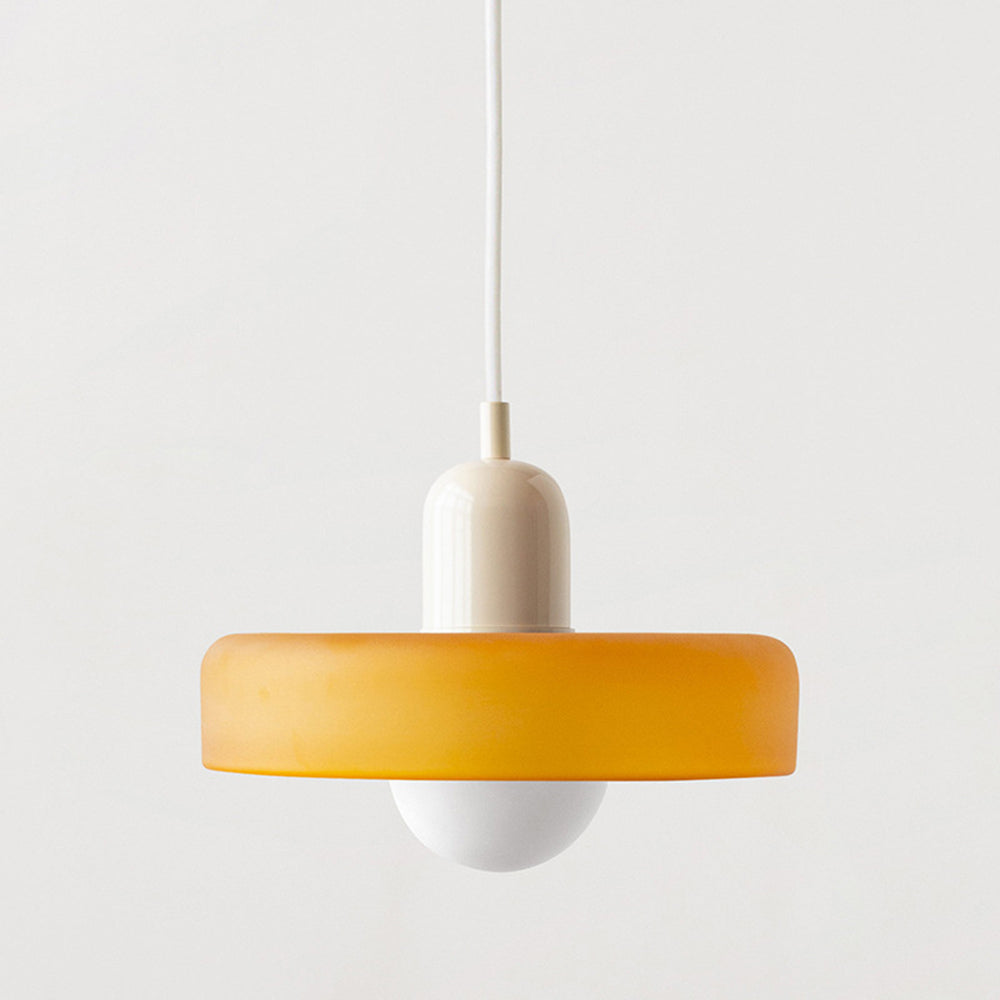 Lampada a Sospensione Colorata in Stile Bauhaus - StiloGlas