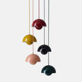 Lâmpada suspensa Macaron Semicircular | Design de Cúpula Nórdica