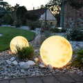 Lâmpada Solar de Jardim em Forma de Lua