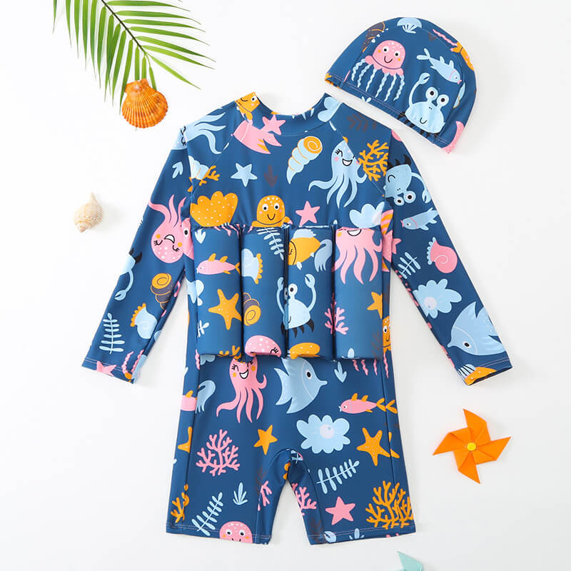 AquaGuard Giubbotto da Nuoto | Dispositivo di galleggiamento premium per la sicurezza in acqua dei bambini e la fiducia nel nuoto