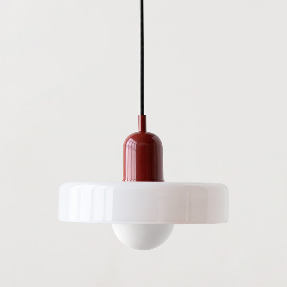 ColorLoop Pendant – Lampada Pendente Artistica in Stile Bauhaus con Luce Calda