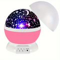 Rotating Star Projector with Night Light – Relaxing LED Light for Kids' Room